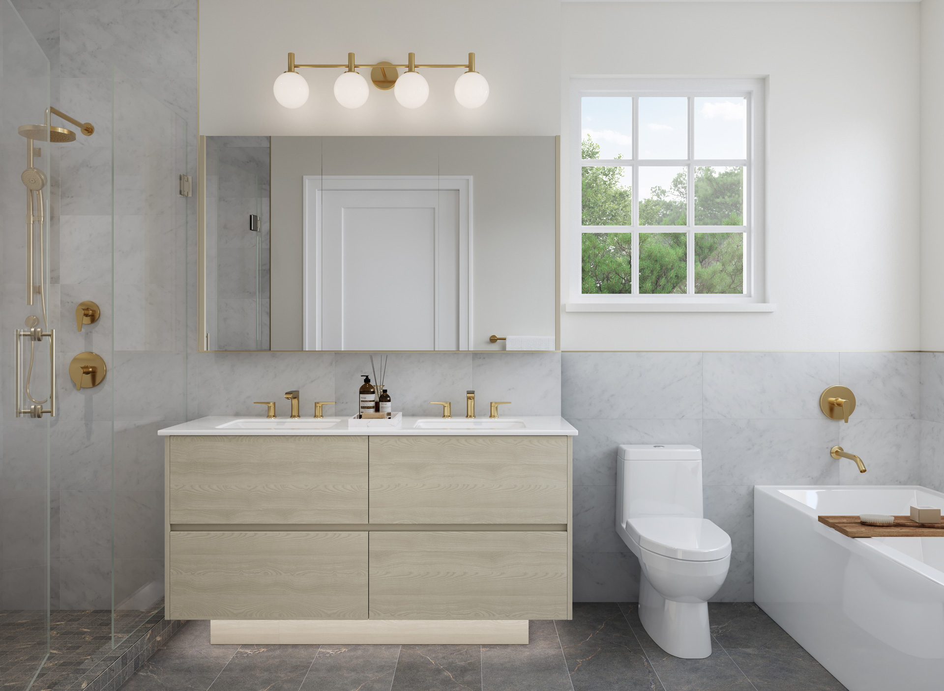 Savannah - Bathroom Rendering