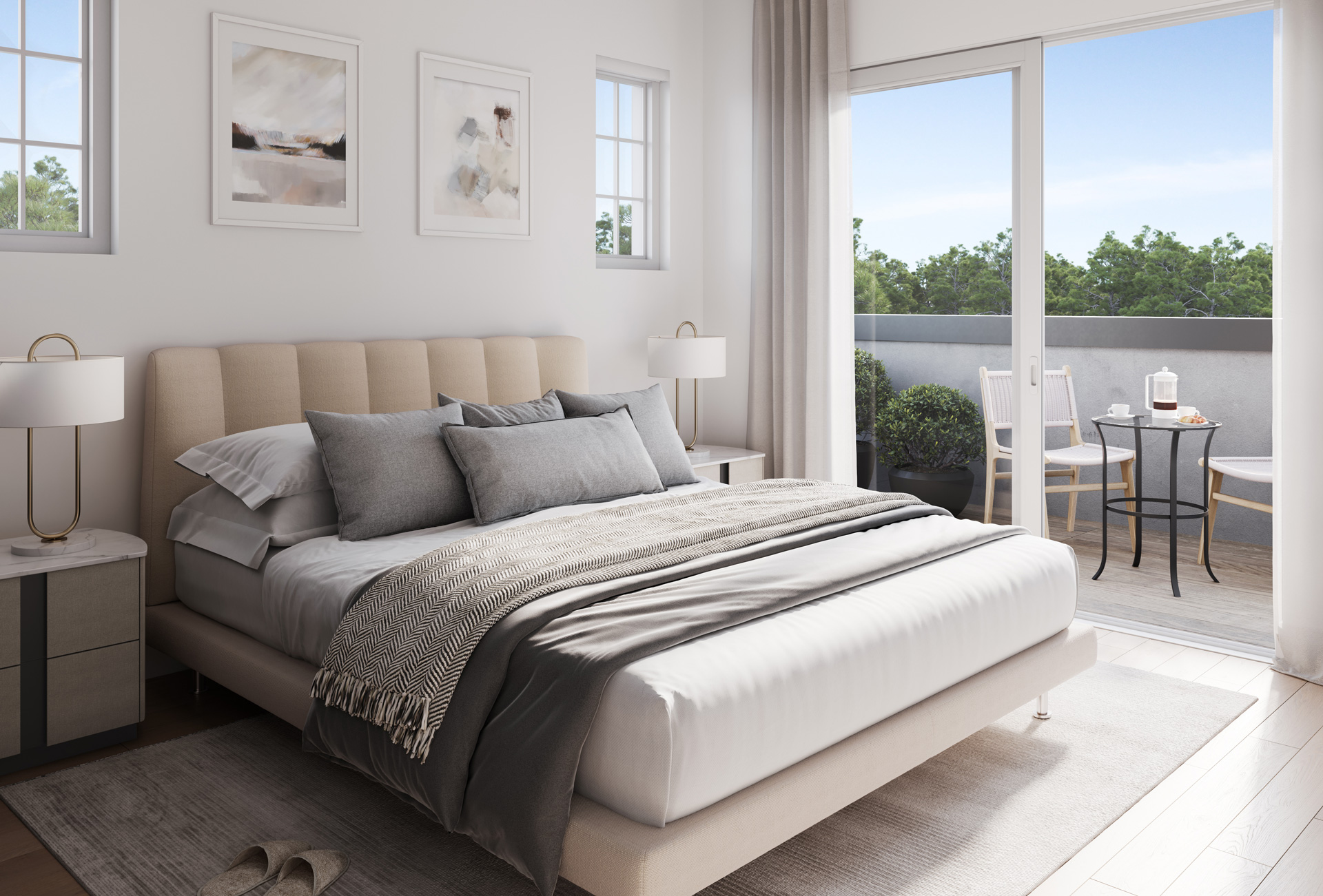 Savannah - Bedroom Rendering